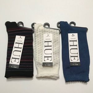 HUE Women’s Fashion Socks 3 Pair